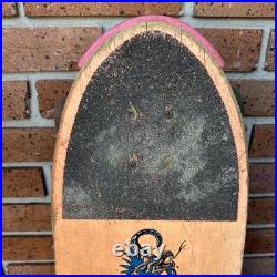 Vintage 1980s NASH Executioner Skateboard Rare Pink Blue Complete Dragon Skulls