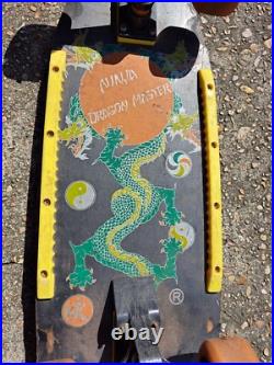Vintage 1980s Ninja Dragon Master Skateboard