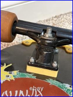 Vintage 1980s Ninja Dragon Master Skateboard