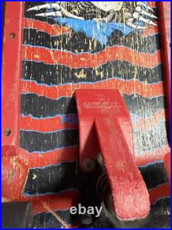 Vintage 1980s Powell Peralta Ripper Skeleton Skateboard Complete Rare Complete