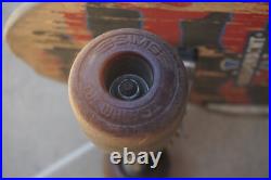 Vintage 1980s Powell Peralta Ripper Skeleton Skateboard with Independent Trucks