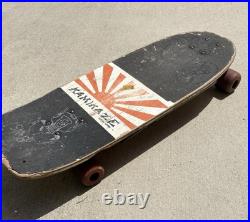 Vintage 1980s Skateboard KAMIKAZE ACTION SPORTS ORIGINAL Deck Wheels Trucks Vtg