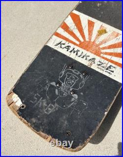 Vintage 1980s Skateboard KAMIKAZE ACTION SPORTS ORIGINAL Deck Wheels Trucks Vtg Vintage 1980s Skateboard KAMIKAZE ACTION SPORTS ORIGINAL Deck Wheels Trucks Vtg