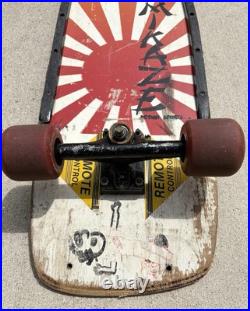 Vintage 1980s Skateboard KAMIKAZE ACTION SPORTS ORIGINAL Deck Wheels Trucks Vtg Vintage 1980s Skateboard KAMIKAZE ACTION SPORTS ORIGINAL Deck Wheels Trucks Vtg