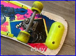 Vintage 1980s Skateboard with Extreme Sports Deck Artwork HEAVY WEAR, SOLD AS IS Vintage 1980s Skateboard with Extreme Sports Deck Artwork HEAVY WEAR, SOLD AS IS