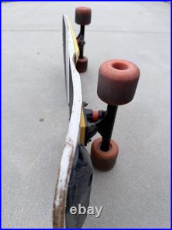 Vintage 1980s Sure-Grip High Voltage Skateboard COMPLETE Rails Tailbone Nosebone