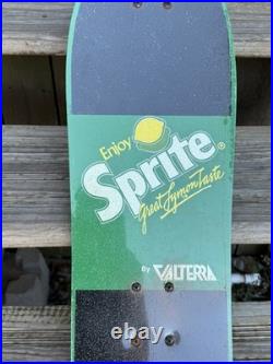 Vintage 1980s VALTERRA SPRITE Promo Skateboard UNUSED