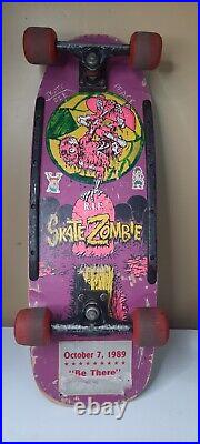 Vintage 1980s Valterra Skate Zombie Skateboard