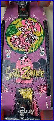 Vintage 1980s Valterra Skate Zombie Skateboard