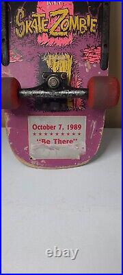 Vintage 1980s Valterra Skate Zombie Skateboard