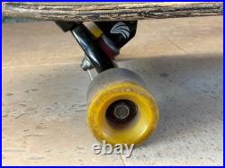 Vintage 1980s Vision Gator Skateboard Black on Black Paris Trucks