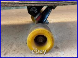 Vintage 1980s Vision Gator Skateboard Black on Black Paris Trucks