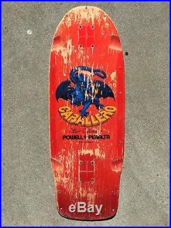 Vintage 1982 Steve Caballero Dragon Stinger Skateboard Powell Peralta Pig Rare