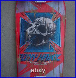 Vintage 1983 Original Powell Peralta Tony Hawk Chicken Skull Skateboard Bones OG