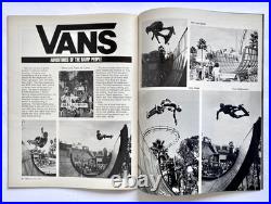 Vintage 1983 Trans-World Skateboarding Magazine First Issue Vol 1 No 1 Tony Hawk