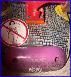 Vintage 1983 Vision Animal Skins Lizard Snake Skateboard OG 80s Rare Sims Gull