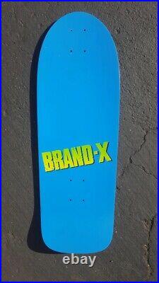 Vintage 1984 NOS Brand X team skateboard deck not a reissue
