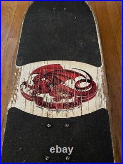 Vintage 1984 Powell Peralta Mike McGill Snake Skull Skateboard -All Original