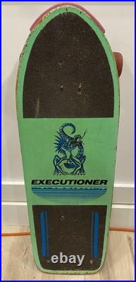 Vintage 1985 Nash Red Line Skateboard Executioner Dragon Skulls XR-2 Trucks