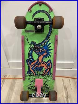 Vintage 1985 Nash Red Line Skateboard Executioner Dragon Skulls XR-2 Trucks