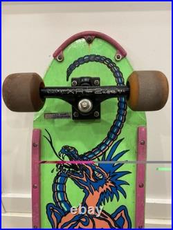 Vintage 1985 Nash Red Line Skateboard Executioner Dragon Skulls XR-2 Trucks