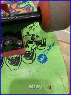 Vintage 1985 Nash Red Line Skateboard Executioner Dragon Skulls XR-2 Trucks