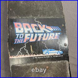 Vintage 1985 VALTERRA BACK TO THE FUTURE Skateboard Bottom Deck Graphic