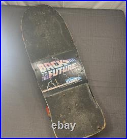 Vintage 1985 VALTERRA BACK TO THE FUTURE Skateboard Bottom Deck Graphic