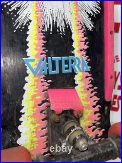 Vintage 1985 VALTERRA BACK TO THE FUTURE Skateboard Bottom Deck Graphic