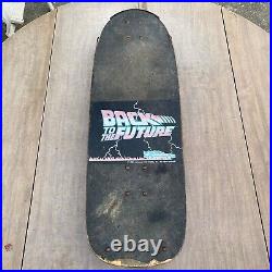 Vintage 1985 VALTERRA BACK TO THE FUTURE Skateboard Bottom Deck Graphic 80s 1987