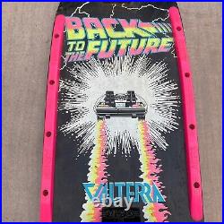 Vintage 1985 VALTERRA BACK TO THE FUTURE Skateboard Bottom Deck Graphic 80s 1987