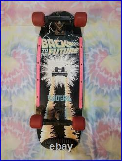 Vintage 1985 VALTERRA BACK TO THE FUTURE Skateboard Deck Complete Old School