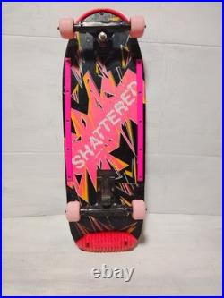 Vintage 1985 Valterra Shattered Complete Skateboard 9.75 X 29