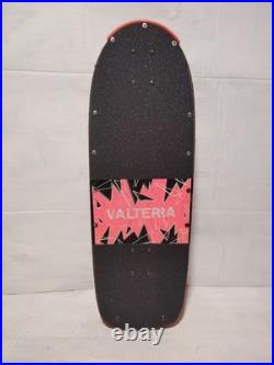 Vintage 1985 Valterra Shattered Complete Skateboard 9.75 X 29