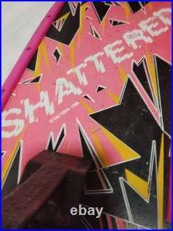 Vintage 1985 Valterra Shattered Complete Skateboard 9.75 X 29