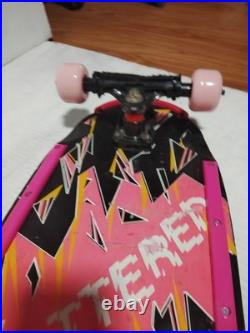 Vintage 1985 Valterra Shattered Complete Skateboard 9.75 X 29