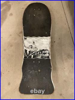 Vintage 1985 Vision Hippie Stick skateboard Gullwing Sims 63 Old Ghosts
