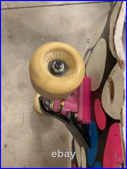 Vintage 1985 Vision Hippie Stick skateboard Gullwing Sims 63 Old Ghosts