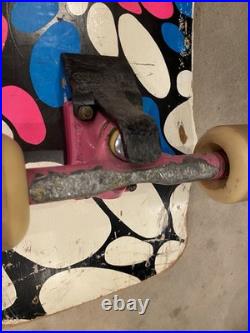 Vintage 1985 Vision Hippie Stick skateboard Gullwing Sims 63 Old Ghosts