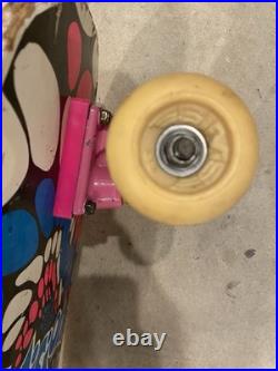 Vintage 1985 Vision Hippie Stick skateboard Gullwing Sims 63 Old Ghosts