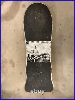 Vintage 1985 Vision Hippie Stick skateboard Gullwing Sims 63 Old Ghosts