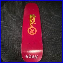 Vintage 1986 Kryptonics Krypstik Freestyle Deck NOS Atlantic Skates Warehouse
