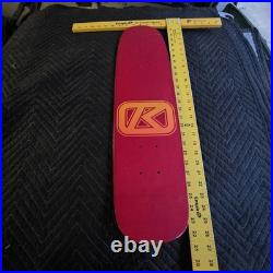 Vintage 1986 Kryptonics Krypstik Freestyle Deck NOS Atlantic Skates Warehouse