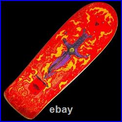 Vintage 1986 Powell Peralta Tommy Guerrero Flaming Dagger Skateboard Deck XT