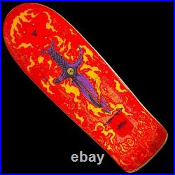 Vintage 1986 Powell Peralta Tommy Guerrero Flaming Dagger Skateboard Deck XT