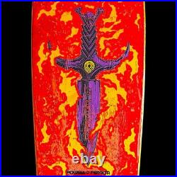 Vintage 1986 Powell Peralta Tommy Guerrero Flaming Dagger Skateboard Deck XT