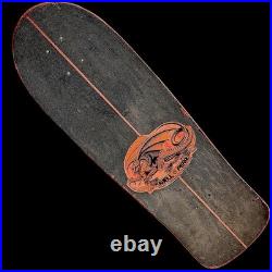 Vintage 1986 Powell Peralta Tommy Guerrero Flaming Dagger Skateboard Deck XT