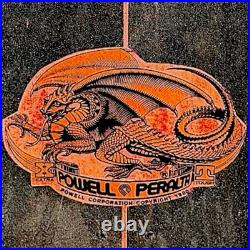 Vintage 1986 Powell Peralta Tommy Guerrero Flaming Dagger Skateboard Deck XT
