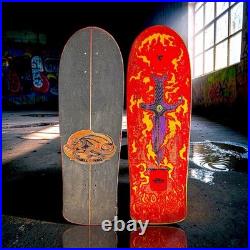Vintage 1986 Powell Peralta Tommy Guerrero Flaming Dagger Skateboard Deck XT