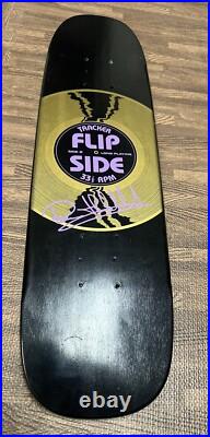 Vintage 1986 Tracker Per Holknekt Flip Side Freestyle Skateboard OG